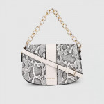 Black & White Textured Satchel